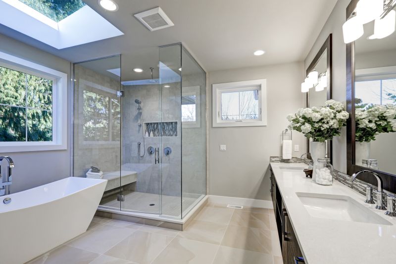 Modern Tub and Shower Combo